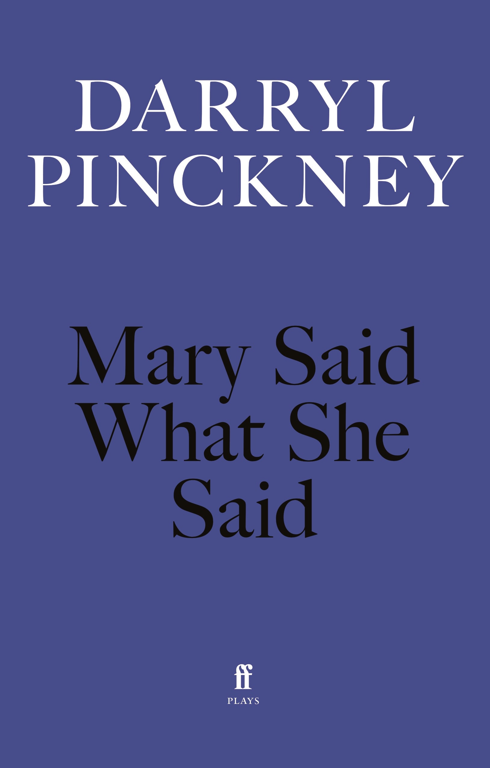 Mary Said What She Said-Plays/ playscripts-買書書 BuyBookBook