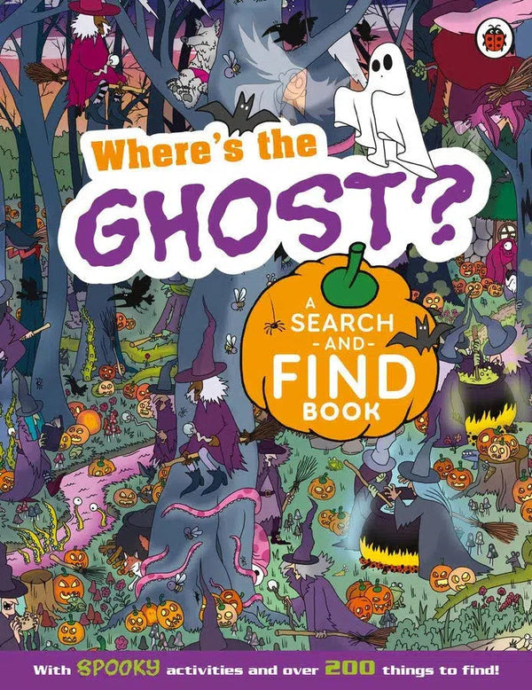 Where's the Ghost? A Spooky Search-and-Find Book-Children’s interactive and activity books and kits-買書書 BuyBookBook