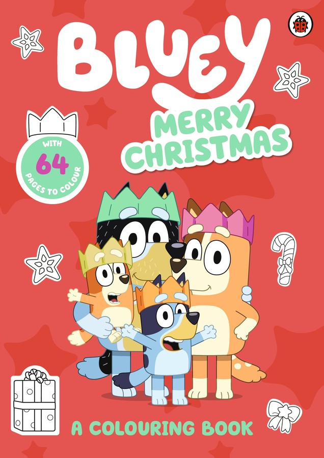Bluey: Merry Christmas: A Colouring Book-Children’s interactive and activity books and kits-買書書 BuyBookBook