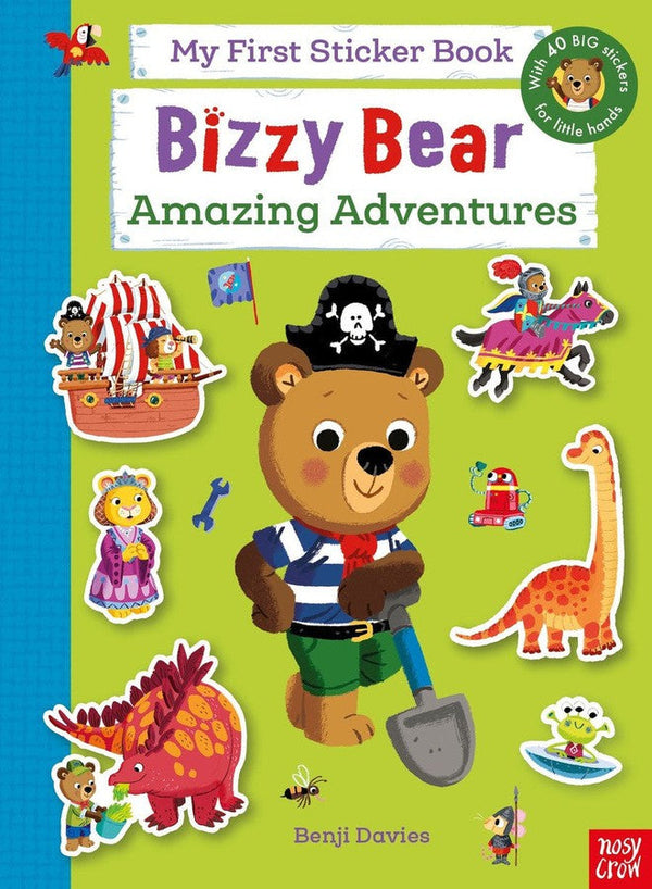 Bizzy Bear: My First Sticker Book: Amazing Adventures-Children’s picture books-買書書 BuyBookBook