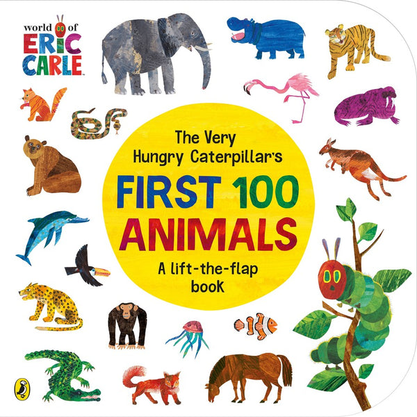 The Very Hungry Caterpillar's First 100 Animals-Children’s interactive and activity books and kits-買書書 BuyBookBook