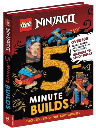 LEGO® NINJAGO®: Five-Minute Builds (with 70 LEGO bricks)-Children’s / Teenage general interest: Hobbies, quizzes, toys and games-買書書 BuyBookBook