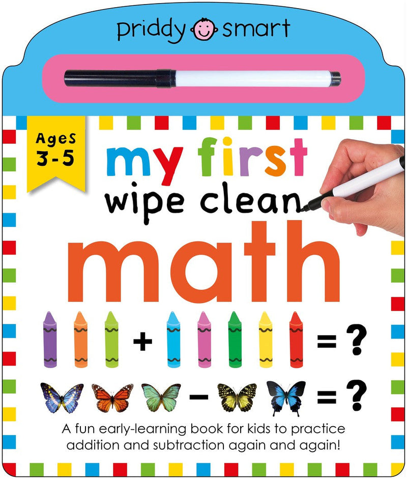 My First Wipe Clean: Math-Children’s interactive and activity books and kits-買書書 BuyBookBook