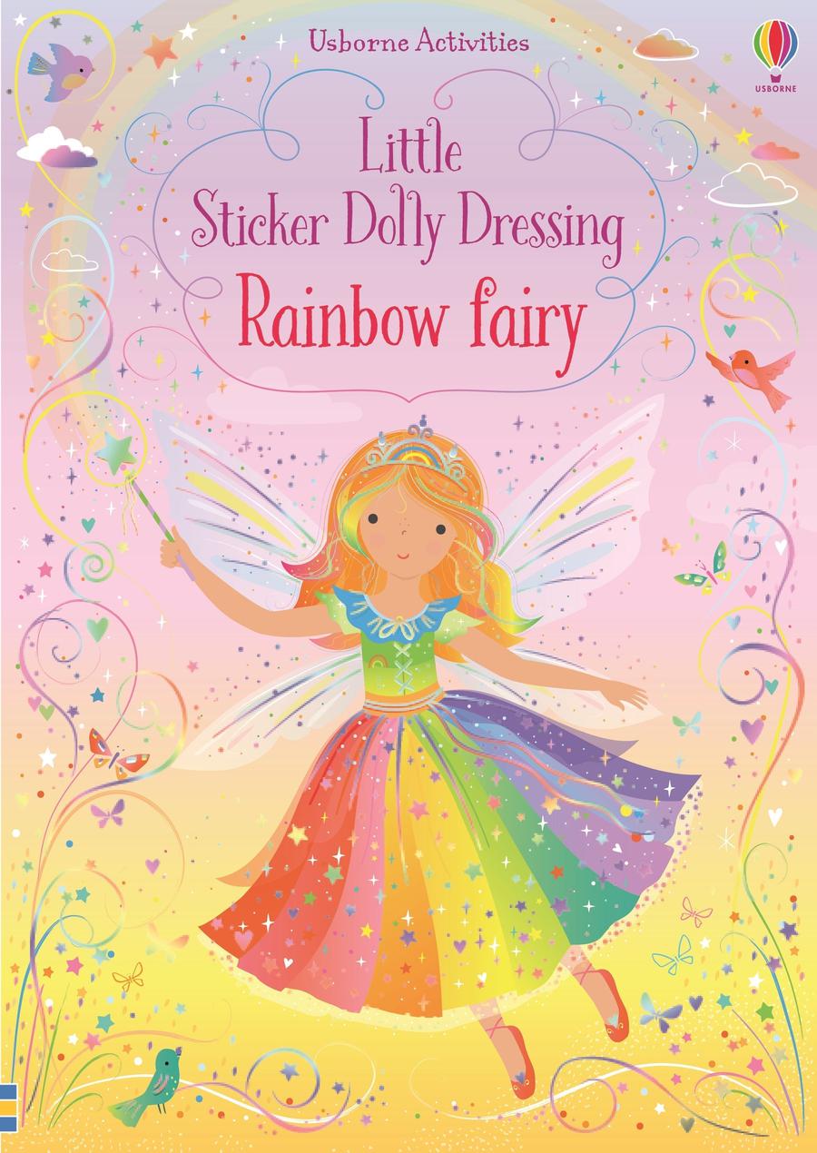 Little Sticker Dolly Dressing Rainbow Fairy-Children’s interactive and activity books and kits-買書書 BuyBookBook