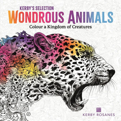 Wondrous Animals-Adult colouring and activity books-買書書 BuyBookBook