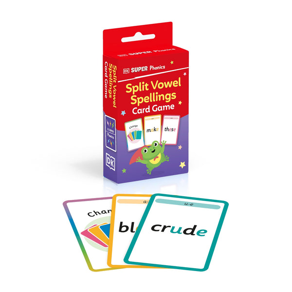 DK Super Phonics Split Vowel Spellings Card Game-Children’s Educational: Language/ literature/ literacy-買書書 BuyBookBook