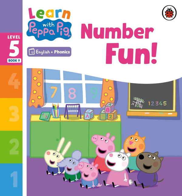 Learn with Peppa Phonics Level 5 Book 9 – Number Fun! (Phonics Reader)-Educational: First / native language: Readers and reading schemes-買書書 BuyBookBook