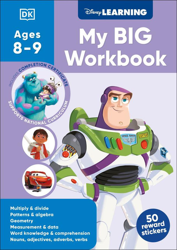 Disney Learning Big Workbook Ages 8-9 (Year 4)-Children’s Early years / early learning concepts-買書書 BuyBookBook