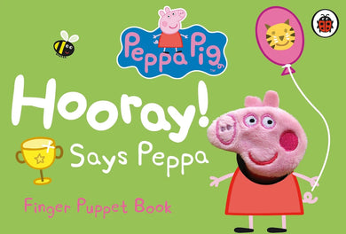 Peppa Pig: Hooray! Says Peppa Finger Puppet Book-Children’s interactive and activity books and kits-買書書 BuyBookBook