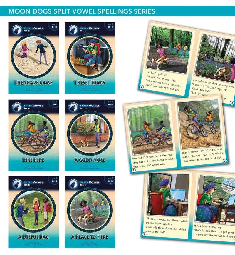 Phonic Books Moon Dogs Split Vowel Spellings-Language and Linguistics-買書書 BuyBookBook