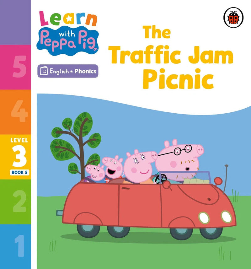 Learn with Peppa Phonics Level 3 Book 5 – The Traffic Jam Picnic (Phonics Reader)-Educational: First / native language: Readers and reading schemes-買書書 BuyBookBook