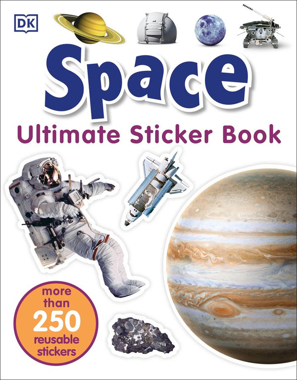 Space Ultimate Sticker Book-Children’s interactive and activity books and kits-買書書 BuyBookBook