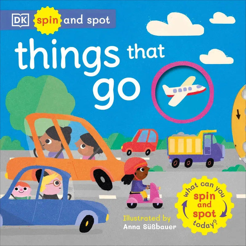 Spin and Spot: Things That Go-Children’s interactive and activity books and kits-買書書 BuyBookBook