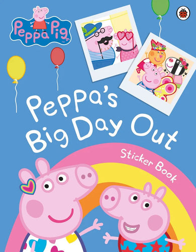 Peppa Pig: Peppa's Big Day Out Sticker Scenes Book-Children’s interactive and activity books and kits-買書書 BuyBookBook