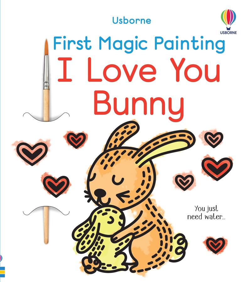 First Magic Painting I Love You Bunny-Children’s interactive and activity books and kits-買書書 BuyBookBook