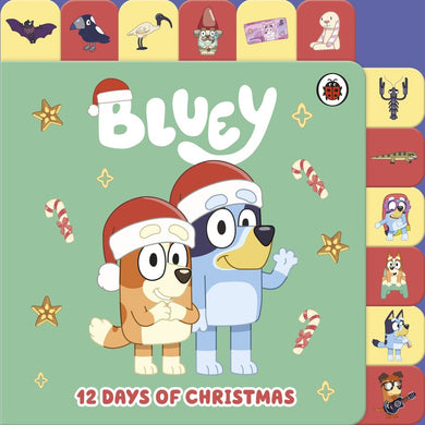 Bluey: 12 Days of Christmas Tabbed Board Book-Children’s picture books-買書書 BuyBookBook