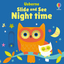 Slide and See Night Time-Children’s interactive and activity books and kits-買書書 BuyBookBook