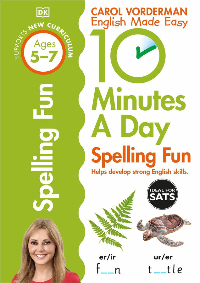 10 Minutes A Day Spelling Fun, Ages 5-7 (Key Stage 1)-Children’s Educational: Language/ literature/ literacy-買書書 BuyBookBook