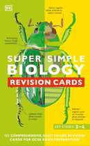 Super Simple Biology Revision Cards Key Stages 3 and 4-Children’s Educational: Mathematics/ science/ technology-買書書 BuyBookBook