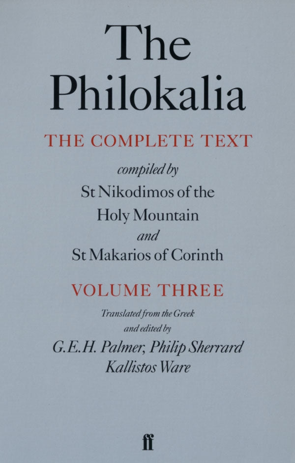 The Philokalia Vol 3-Religion and beliefs-買書書 BuyBookBook