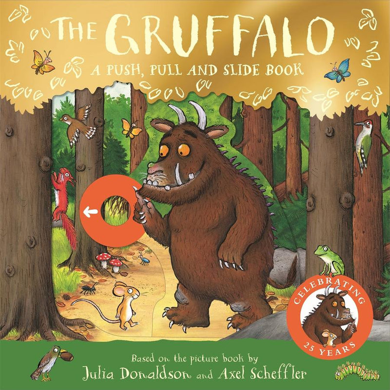 The Gruffalo: A Push, Pull and Slide Book-Children’s interactive and activity books and kits-買書書 BuyBookBook