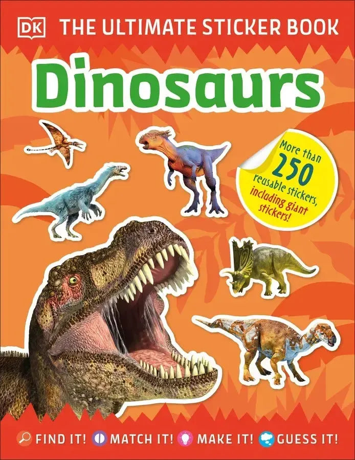 Ultimate Sticker Book Dinosaurs-Children’s / Teenage general interest: Nature and animals-買書書 BuyBookBook