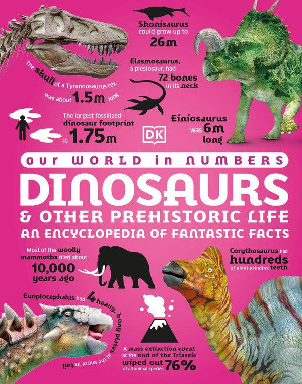 Our World in Numbers Dinosaurs and Other Prehistoric Life-Children’s / Teenage general interest: Dinosaurs and prehistoric world-買書書 BuyBookBook