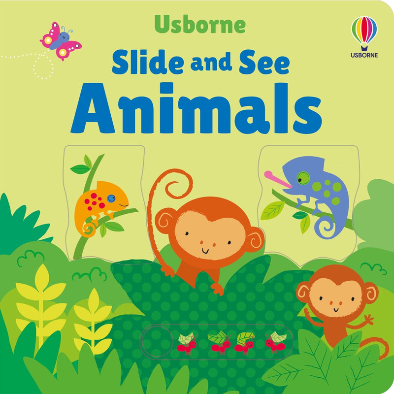 Slide and See Animals-Children’s interactive and activity books and kits-買書書 BuyBookBook