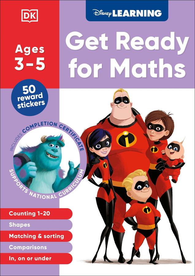 Disney Learning Get Ready for Maths (Ages 3-5)-Children’s Early years / early learning concepts-買書書 BuyBookBook
