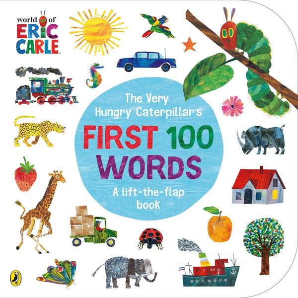 The Very Hungry Caterpillar's First 100 Words-Children’s interactive and activity books and kits-買書書 BuyBookBook