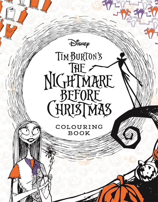 Disney Tim Burton's The Nightmare Before Christmas Colouring Book-Children’s interactive and activity books and kits-買書書 BuyBookBook
