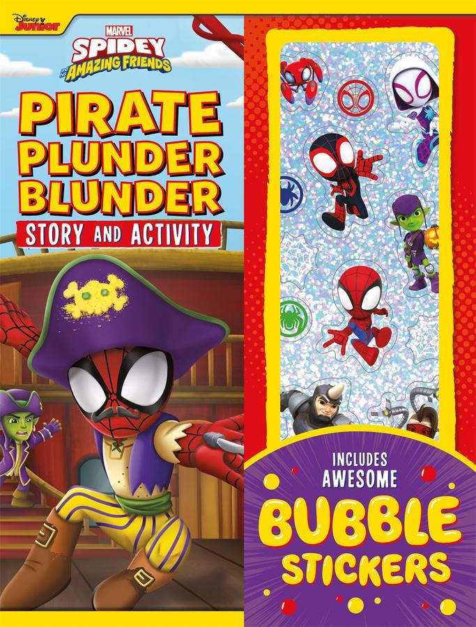 Marvel Spidey and his Amazing Friends: Pirate Plunder Blunder Story and Activity-Children’s interactive and activity books and kits-買書書 BuyBookBook