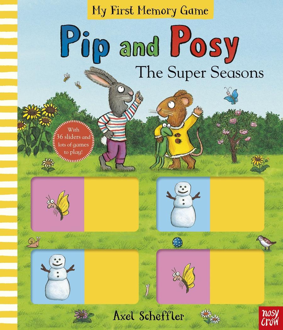 Pip and Posy: The Super Seasons (Memory Game Book)-Children’s interactive and activity books and kits-買書書 BuyBookBook