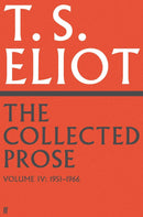 The Collected Prose of T.S. Eliot Volume 4-Literature and Literary studies-買書書 BuyBookBook