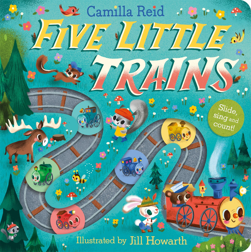 Five Little Trains-Children’s Early years / early learning concepts-買書書 BuyBookBook