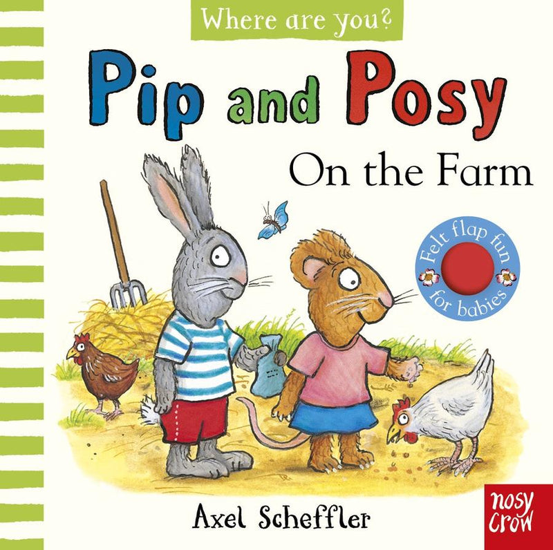 Pip and Posy, Where are you? On the Farm (A Felt Flaps Book)-Children’s Early years / early learning concepts-買書書 BuyBookBook