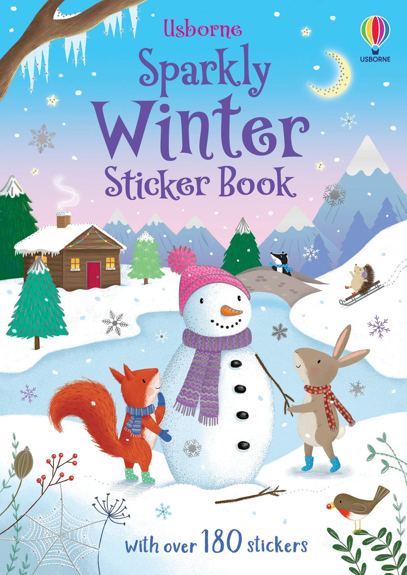 Sparkly Winter Sticker Book-Children’s interactive and activity books and kits-買書書 BuyBookBook