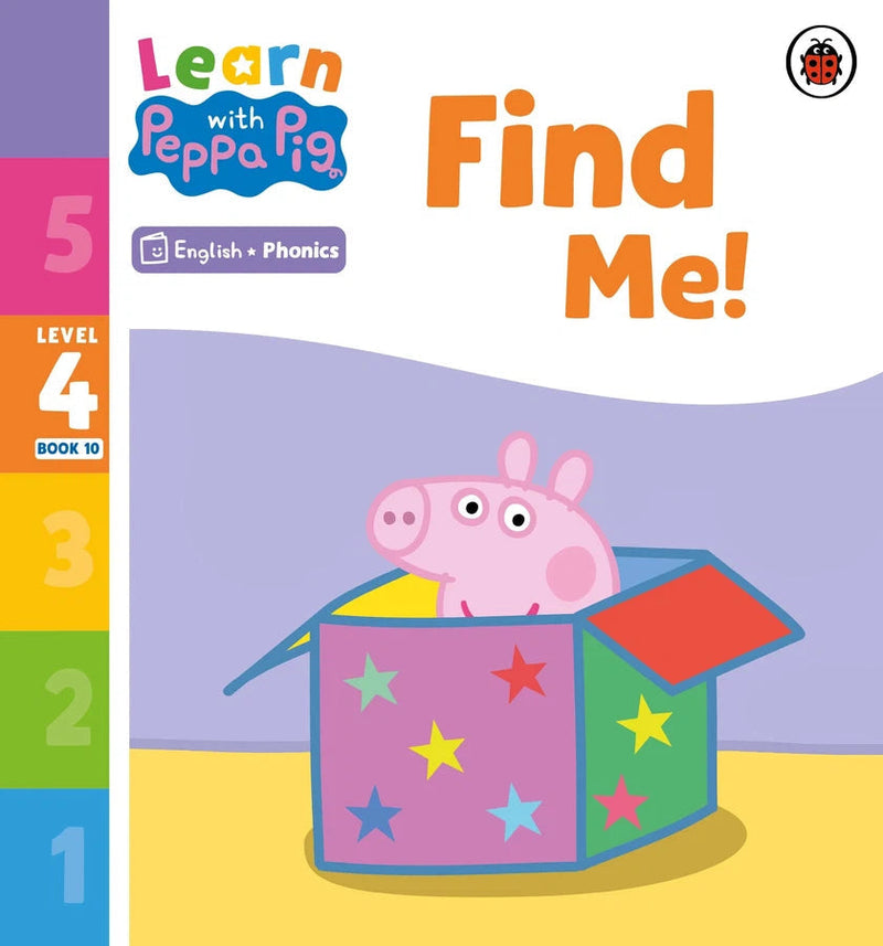 Learn with Peppa Phonics Level 4 Book 10 – Find Me! (Phonics Reader)-Educational: First / native language: Readers and reading schemes-買書書 BuyBookBook