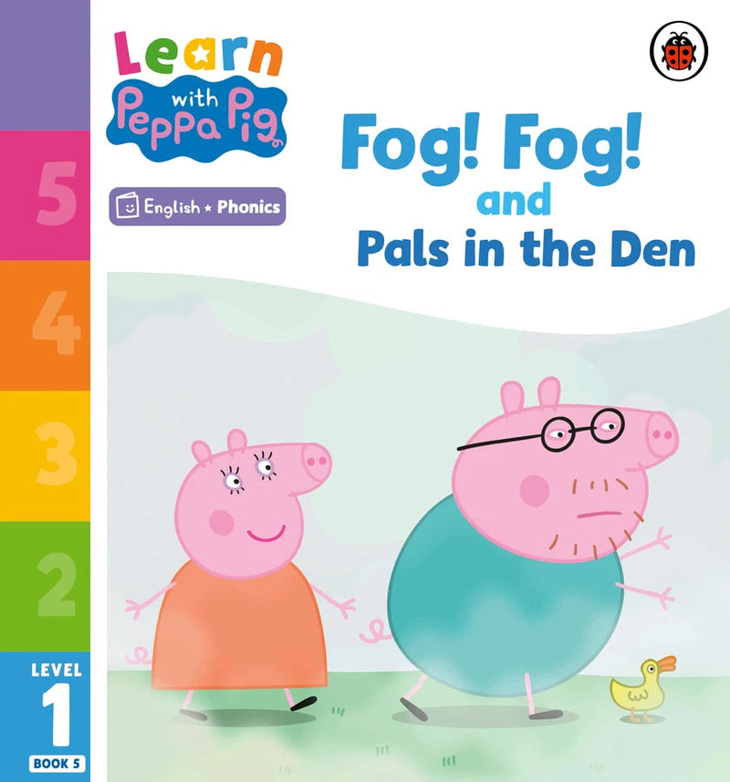 Learn with Peppa Phonics Level 1 Book 5 – Fog! Fog! and In the Den (Phonics Reader)-Educational: First / native language: Readers and reading schemes-買書書 BuyBookBook