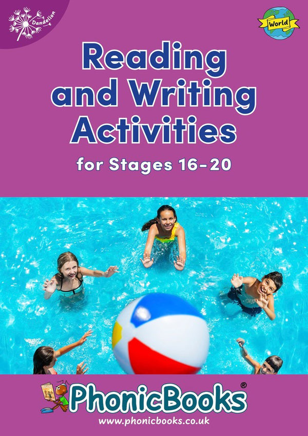 Phonic Books Dandelion World Reading and Writing Activities for Stages 16-20 ('tch' and 've', two-syllable words, suffixes -ed and -ing, and 'le')-Language and Linguistics-買書書 BuyBookBook