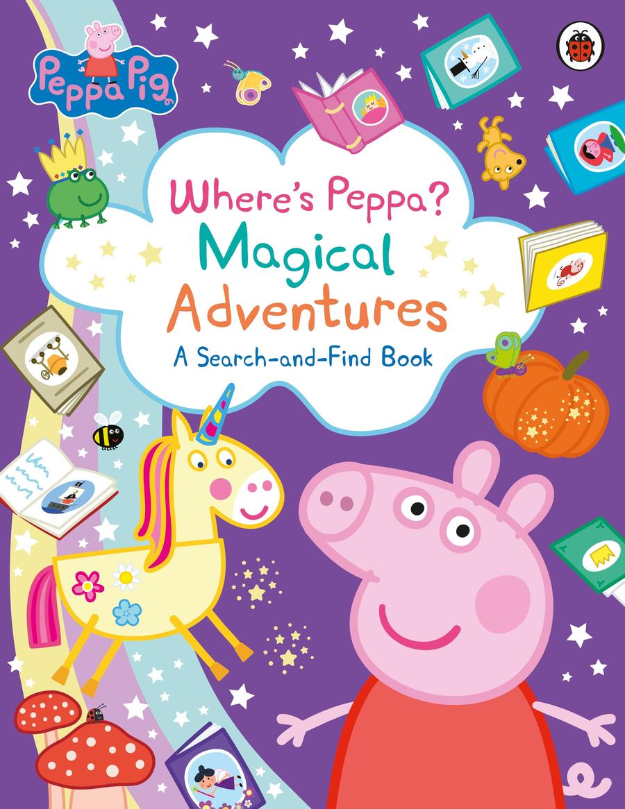 Peppa Pig: Where’s Peppa? Magical Adventures: A Search-and-Find Book-Children’s interactive and activity books and kits-買書書 BuyBookBook