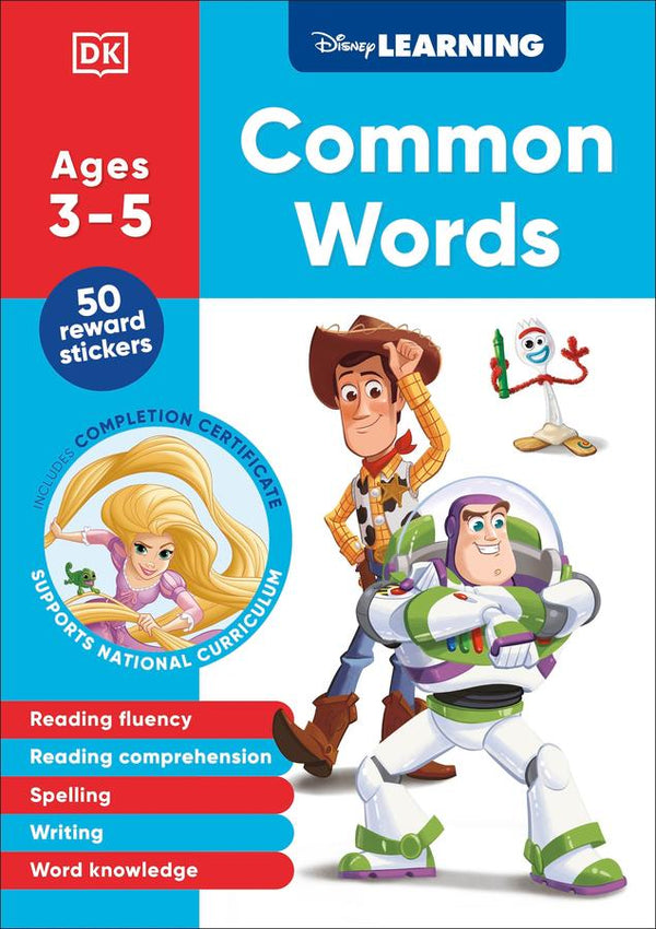 Disney Learning Common Words (Ages 3-5)-Children’s Educational: Language/ literature/ literacy-買書書 BuyBookBook