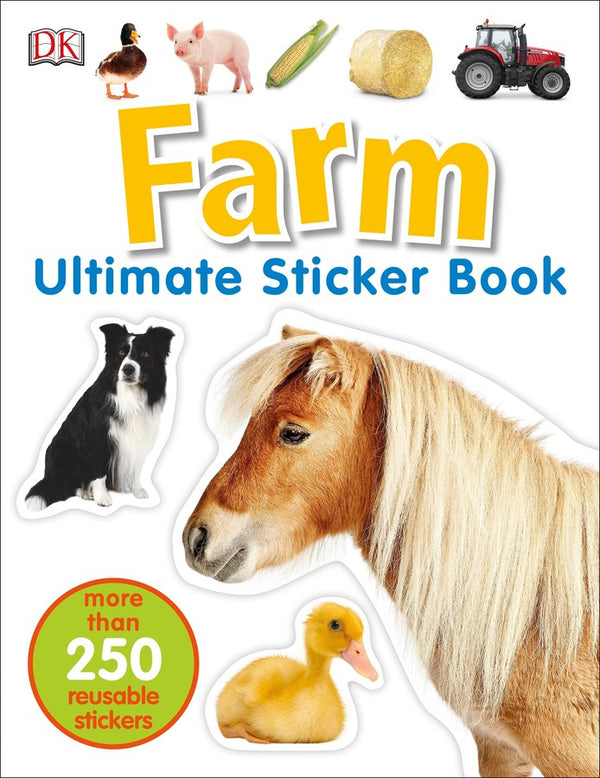 Farm Ultimate Sticker Book-Children’s interactive and activity books and kits-買書書 BuyBookBook