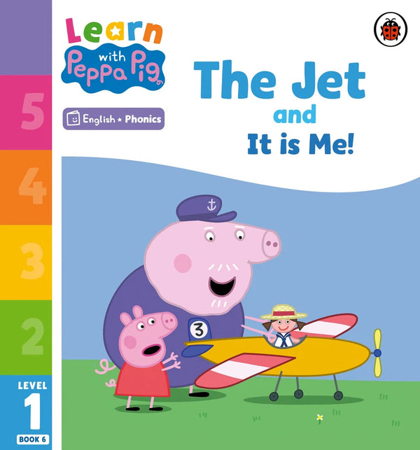 Learn with Peppa Phonics Level 1 Book 6 – The Jet and It is Me! (Phonics Reader)-Educational: First / native language: Readers and reading schemes-買書書 BuyBookBook