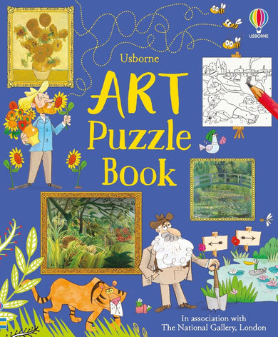Art Puzzle Book-Children’s / Teenage general interest: Puzzles and quizzes-買書書 BuyBookBook