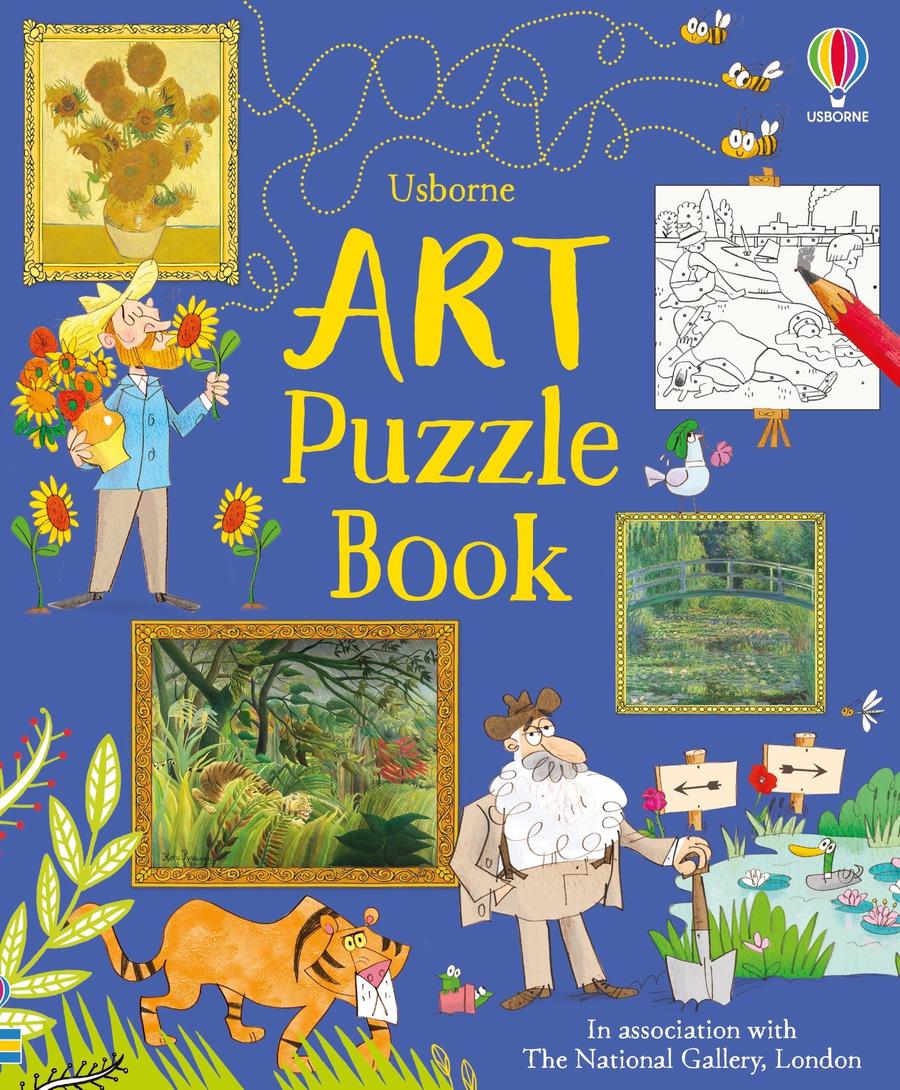 Art Puzzle Book-Children’s / Teenage general interest: Puzzles and quizzes-買書書 BuyBookBook