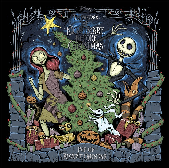 Disney Tim Burton's The Nightmare Before Christmas Pop-Up Book and Advent Calendar-Film/ television/ radio and performing arts-買書書 BuyBookBook