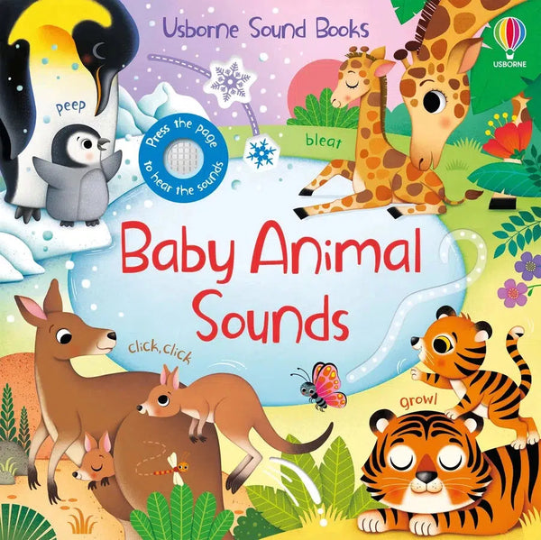 Baby Animal Sounds-買書書 BuyBookBook