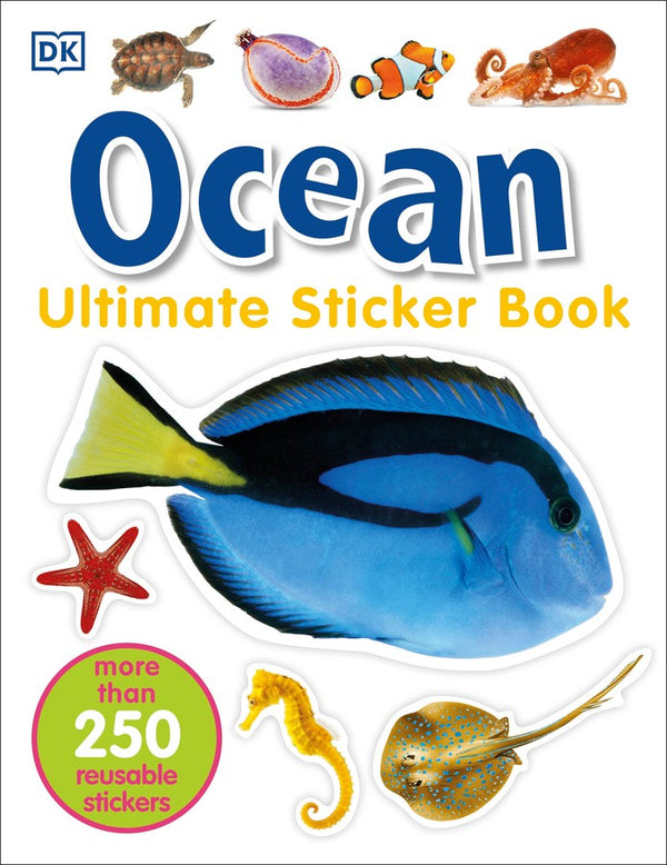 Ocean Ultimate Sticker Book-Children’s interactive and activity books and kits-買書書 BuyBookBook