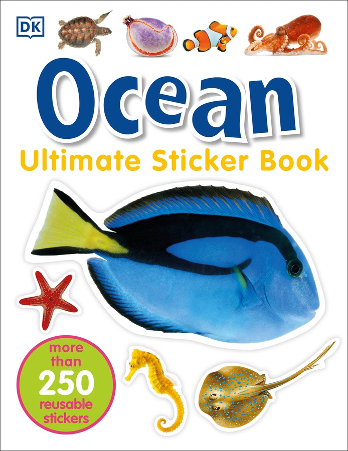 Ocean Ultimate Sticker Book-Children’s interactive and activity books and kits-買書書 BuyBookBook